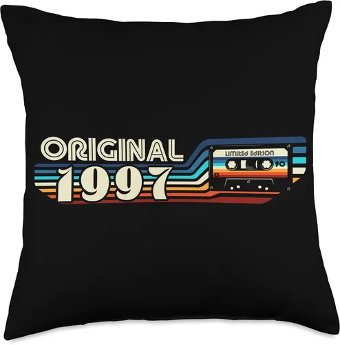 Vista 4 de 1997 vintage cumpleaños retro edición limitada hombres mujeres regalo almohada