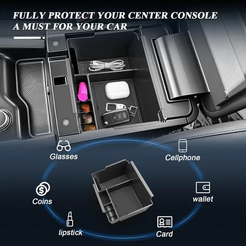 Vista 3 de BIBIBO Organizador de consola central Ford Explorer 2025 2026 2027