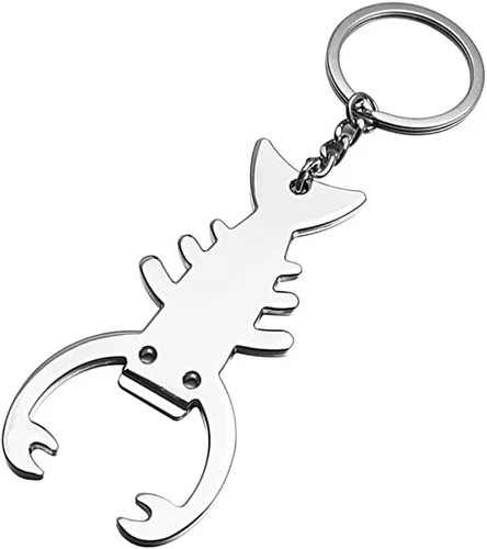 Vista 6 de ARFUKA Scorpion - Llavero abridor de cerveza de aleación de zinc, para cerveza y refrescos, llavero novedoso para hombres, él papá, regalo único