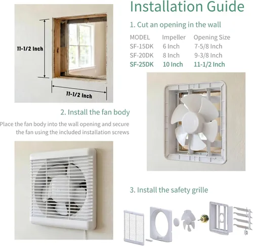 Vista 4 de Ventilador de escape