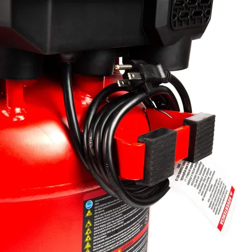 Vista 6 de CRAFTSMAN Compresor de aire de 10 galones, pico de 1.8 HP, presión máxima de 150 PSI, compresor de aire portátil sin aceite con rueda, compresor