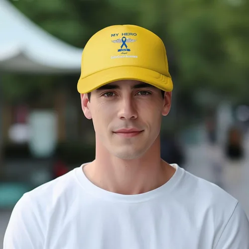 Vista 6 de Gorra de béisbol de malla ajustable para papá, unisex