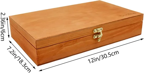 Vista 7 de Soporte para monedas de madera de 0.787-1.811 in, 120 cápsulas de monedas altamente transparentes con junta de espuma, soporte para coleccionista