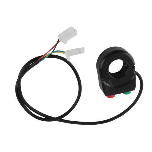 Vista 2 de Interruptor de manillar de motocicleta 2 en 1, 12 V, interruptor de botón de bocina, control de agarre para motocicleta, scooter y bicicleta