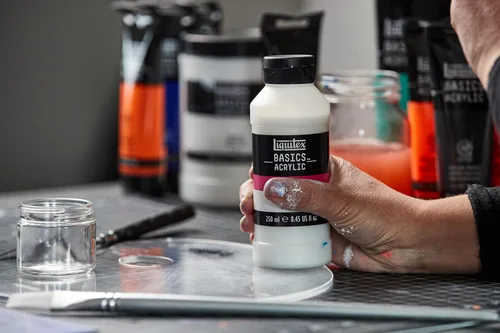 Vista 6 de Liquitex - Barniz mate BASICS, botella de 8.4 onzas, 250ml