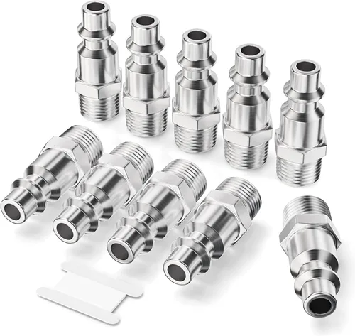 Vista 10 de GASHER 10PCS 1/2" FNPT x 1/2" Flow Industrial Air Plug