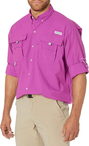 Vista 23 de Columbia Camisa de pesca PFG Bahama II de manga larga para hombre