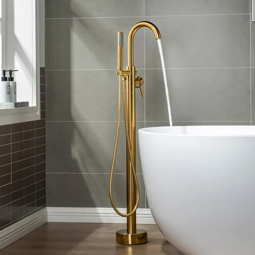 Vista 26 de WOODBRIDGE F0007 DR-BG Grifo, Oro Cepillado