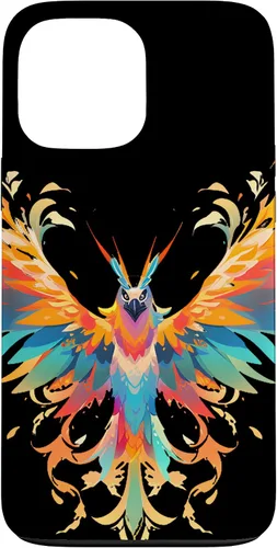Vista 23 de Funda para iPhone 11 Rising Phoenix Fire Colorful Bird Open Wing Rebirth