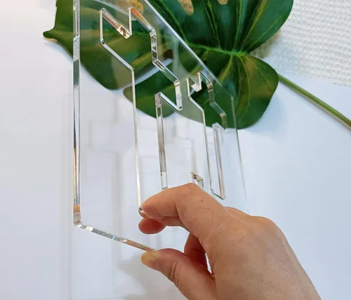 Vista 7 de Plantilla de enrutador de cruces, plantilla de enrutador acrílico con incrustaciones cruzadas, plantilla de cinta, plantilla de carpintería