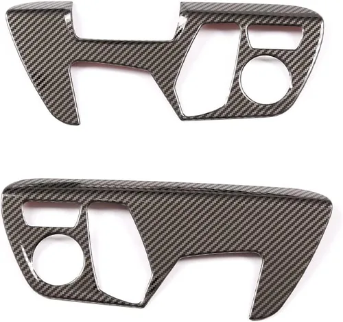 Vista 6 de Daeiclru Cubierta de panel de botón de ajuste de asiento para Toyota Supra GR A90 A91 MK5 2018-2022, cubierta de panel de interruptor de botón