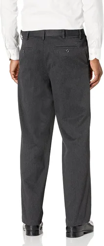 Vista 2 de Dockers Pantalones caqui cómodos de ajuste relajado para hombre