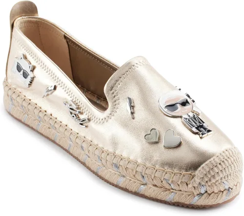 Vista 17 de Karl Lagerfeld Sandalias Michaela sin cordones para mujer Albaricoque