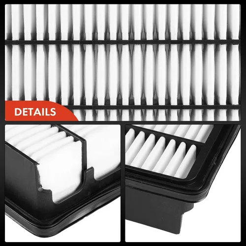 Vista 8 de Filtro de aire para motor A-Premium Compatible con Hyundai Santa Fe 2007 2008 2009, Reemplazo # 61949191