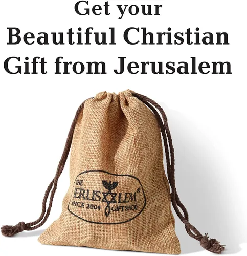 Vista 5 de 10 tazas mini para comunión en un paquete de regalo (aprox. 3.8 cm). Taza Kiddush tallada a mano de madera de olivo - para eventos de la iglesia