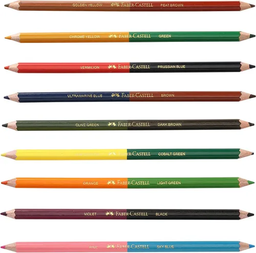 Vista 4 de Faber Castell Faber Castell - Lápices bicolor (36 tonos, 18 unidades)