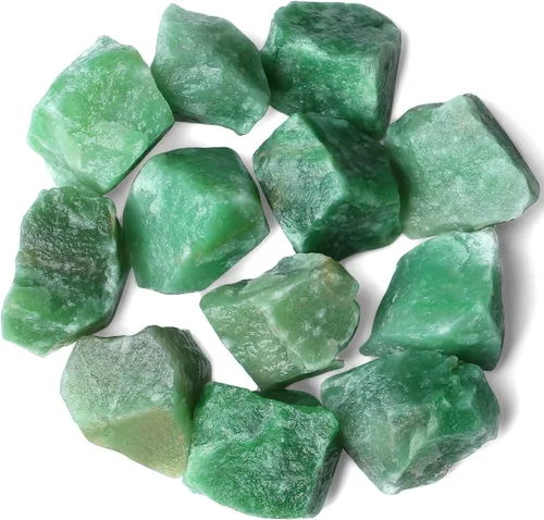 Vista 19 de QINJIEJIE Varias piedras de cristal en bruto 10 colores piedras de cristal curativas 1" piedras preciosas grandes a granel para voltear, cabinas