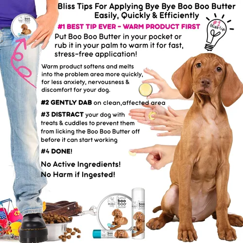 Vista 6 de The Blissful Dog 1 oz TIN Vizsla Booboo Mantequilla