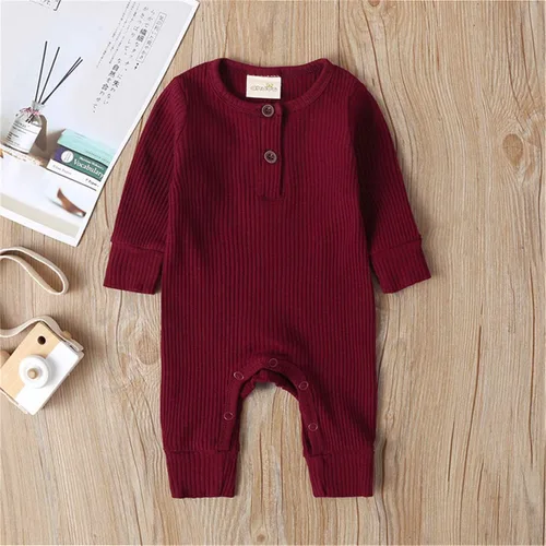 Vista 3 de Kuriozud Mameluco de una pieza para recién nacido, unisex, con botones, para bebé y niña
