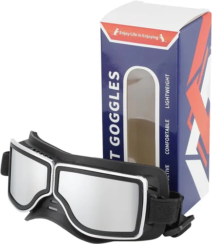Vista 7 de Gafas de protección UV para perros medianos y grandes – Gafas de sol impermeables a prueba de viento, gafas protectoras duraderas para razas largas