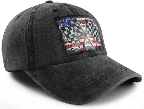 Vista 2 de Gorra de béisbol de algodón ajustable con bandera de Estados Unidos para hombres y mujeres, divertida gorra de béisbol ajustable