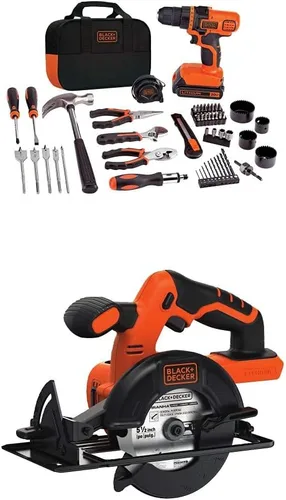 Vista 5 de BLACK+DECKER 20V MAX - Kit de herramientas para el hogar con taladro y aspiradora inalámbrica de mano Powerseries Extreme, Azul (LDX120PK & BSV2020G)