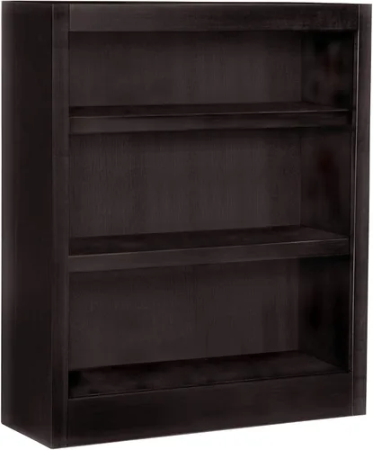 Vista 8 de Concepts In Wood Midas - Estantería de tres estantes de 36 pulgadas de alto, acabado cereza