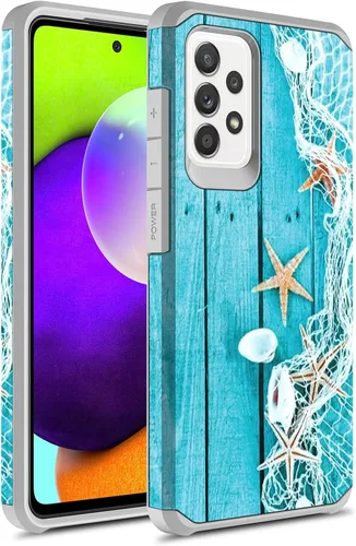 Vista 9 de Funda compatible con Samsung Galaxy A52, delgada, híbrida, a prueba de golpes, cubierta dura, a la moda, colorida, funda para Samsung Galaxy A52 4G
