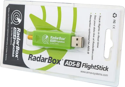 Vista 5 de AirNav Radar FlightStick - Receptor USB ADS-B con filtro integrado, amplificador y protección ESD