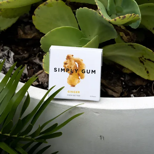Vista 4 de Simply Gum Goma de mascar natural (jengibre, 15 unidades (paquete de 1))