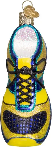 Vista 7 de Old World Christmas Zapatos de baile con punta de ballet, adorno soplado de vidrio para árbol de Navidad, decoración navideña artesanal, colección