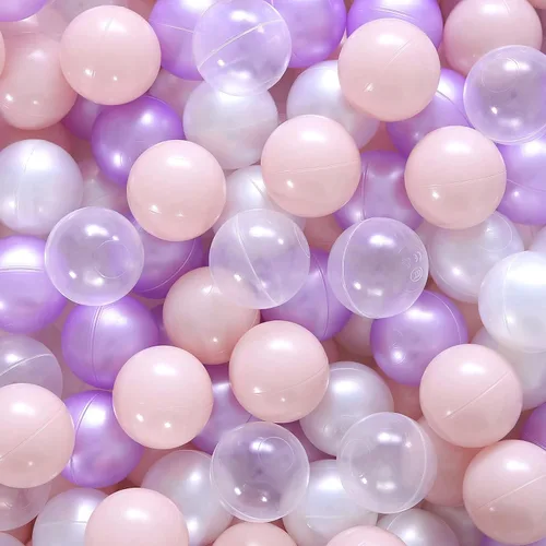 Vista 30 de Bolas de pozo de bolas Realhaha 50 100 200 500 Bolas de juego de plástico para bebés, niñas, niños pequeños, tienda de campaña, piscina, sala