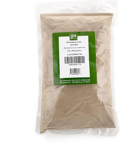 Vista 6 de MONTEREY BAY HERB CO. Eleuthero Root Powder Ginseng siberiano Utilizado para té y otras bebidas Forma de polvo, 1/4 lb