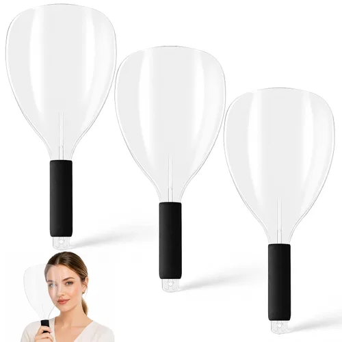 Vista 8 de 3PCS Barber Salon Face Shield for Hairspray Haircut Stylist Makeup