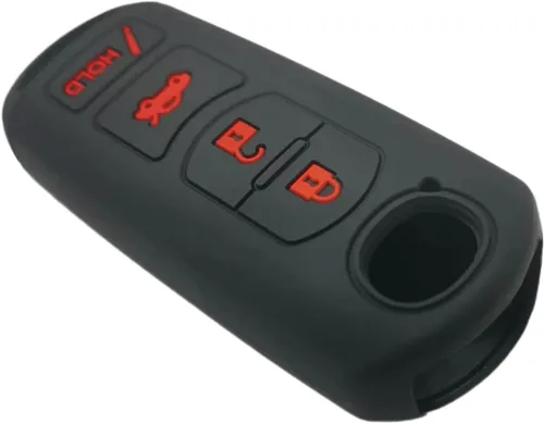Vista 4 de REPROTECTING Funda de goma de silicona compatible con Mazda 3 6 CX-5 CX-7 CX-9 MX-5 Miata Toyota Yaris iA Scion iA KR55WK49383 WAZX1T768SKE11A03