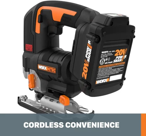 Vista 3 de Worx NITRO - Rompecabezas inalámbrico Power Share de 20 V con motor sin escobillas, WX542L (batería y cargador incluidos)