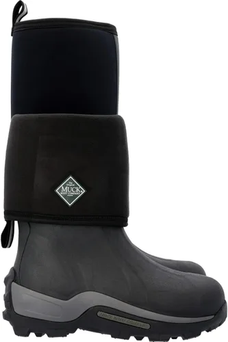 Vista 6 de MUCK Botines Apex con cremallera media para hombre Negro