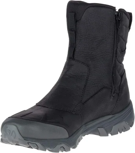 Vista 4 de Merrell Coldpack Ice, Botas de nieve polares impermeables de hombre con cremallera de 8 pulgadas