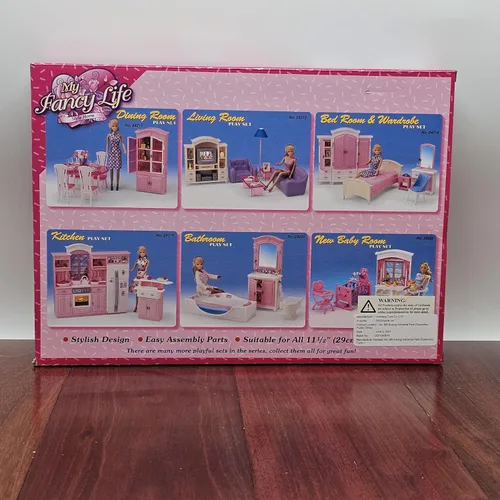 Vista 7 de My Fancy Life - Juego de muebles de casa de muñecas para muñeca de moda de 11.5 pulgadas.