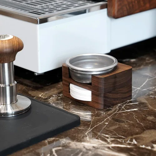 Vista 3 de watchget Soporte de filtro de papel espresso, contenedor de almacenamiento de filtro de café, dispensador de filtro de café compatible con filtros