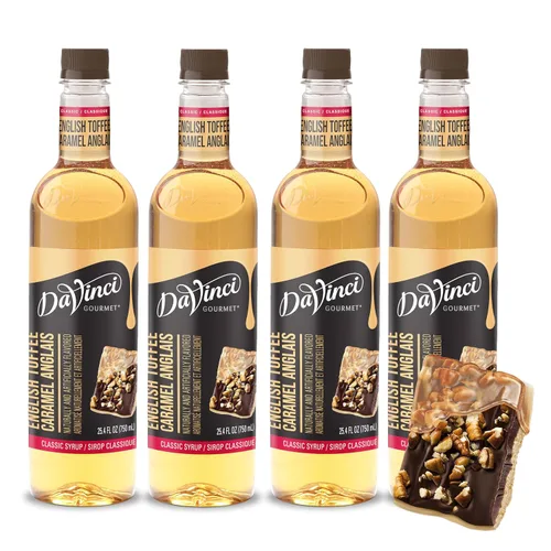 Vista 132 de DaVinci Gourmet Jarabe de azúcar de caña, botella de 25.4 fl oz (paquete de 2)
