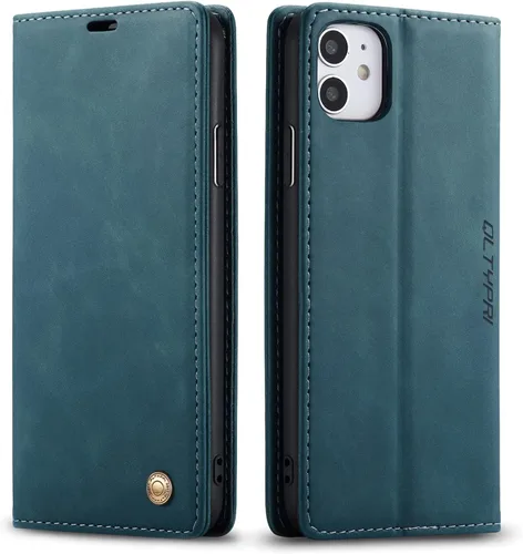 Vista 72 de QLTYPRI Para iPhone Air Case Wallet Con Tarjetero, Vintage PU Cuero Kickstand Cierre Magnético A Prueba De Golpes Folio Libro Funda Para IPhone 17