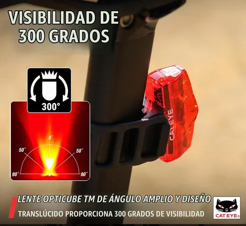 Vista 4 de CATEYE ViZ USB Rechargeable Daytime Safety Light
