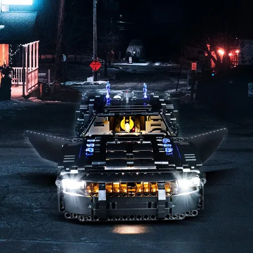 Vista 2 de VONADO Kit de luz LED compatible con Lego Technic The Batmobile 42127, iluminación de bricolaje para Lego Batmobile