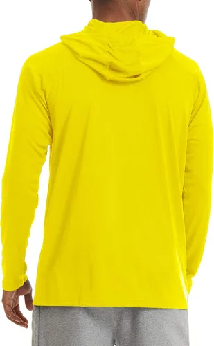 Vista 2 de MAGNIVIT Camisa de manga larga con protección solar para hombre, rendimiento UPF 50+, para correr, pesca, con capucha