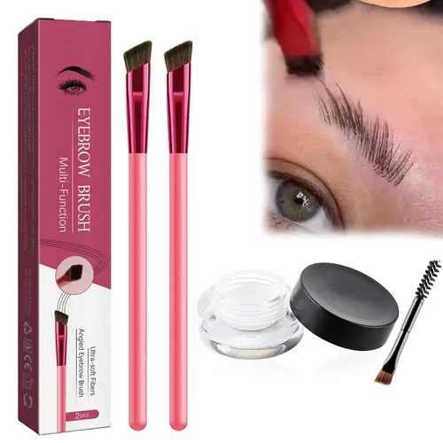 Vista 12 de Cepillo de sello de cejas 4D, cepillo de trazo de cabello de cejas, cepillo de cejas 4D, cepillo de cejas ultrafino, cepillo de cejas realista
