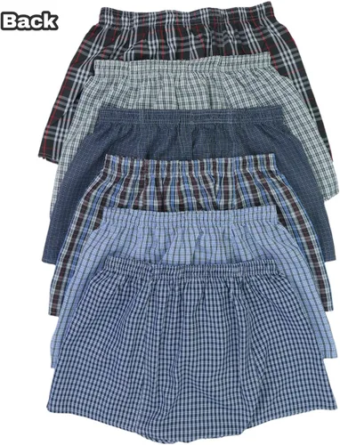 Vista 6 de ToBeInStyle Calzoncillos bóxer clásicos multicolor para hombre en paquete de 3 o 6