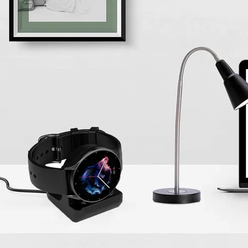 Vista 5 de Soporte de carga compatible con Amazfit T-Rex 2, soporte de carga de silicona para T-Rex 2/GTR 4/GTR 3/GTR 3 Pro/GTS 4/GTS 4 Mini/GTS 3/Bip 3