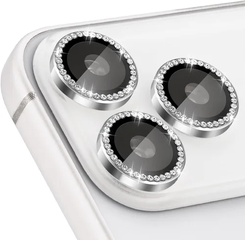 Vista 8 de Protector de Lente de Cámara para iPhone 17 Pro/17 Pro Max, Protector de Cámara de Vidrio Templado Individual con Bandeja de Instalación Compatible