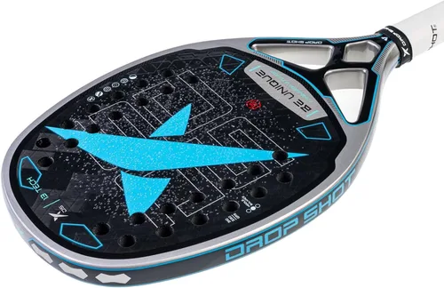 Vista 3 de Drop Shot Conqueror 13 BT - Raqueta de tenis de playa Sarga de carbono de 24 K Base de tecnología EVA Tratamiento de arena y textura 3D